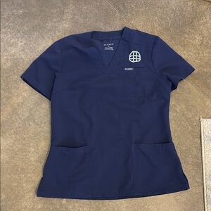 Jaanuu Blue Fitted Short Sleeve Tee